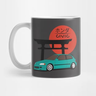 Civic eg6 illustration Mug